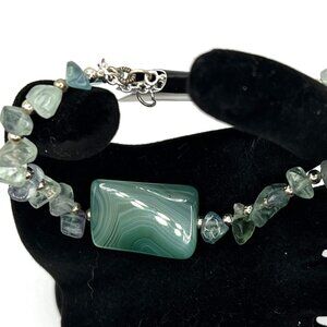 Dragon Agate and Fluorite